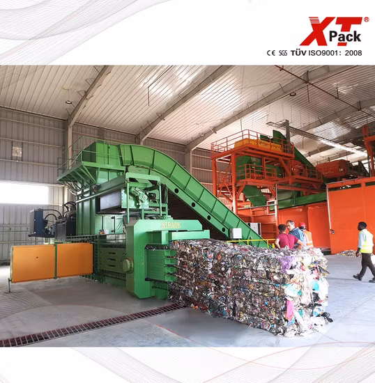 Máquina empacadora hidráulica de chatarra para metal